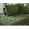 image:imageSignature Design by Ashley Bixler MidCentury Modern Tufted Rightarm Facing Corner Chaise Lounge GreenGreen