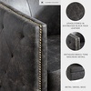 image:imageSignature Design by Ashley Brentlow Swivel Barrel Accent Chair GraniteDistressed Black