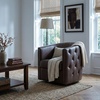 image:imageSignature Design by Ashley Brentlow Swivel Barrel Accent Chair GraniteGranite