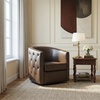 image:imageSignature Design by Ashley Brentlow Swivel Barrel Accent Chair GraniteGranite