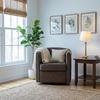 image:imageSignature Design by Ashley Brentlow Swivel Barrel Accent Chair GraniteGranite