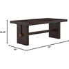 image:imageSignature Design by Ashley Burkhaus Traditional Rectangle Extension Dining Room Table Dark Brown amp Burkhaus Traditional Upholstered Dining Chair Set of 2 Dark Brown