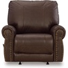 image:imageSignature Design by Ashley Colleton Leather Rocker Recliner Dark Brown