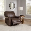 image:imageSignature Design by Ashley Colleton Leather Rocker Recliner Dark Brown