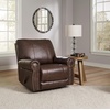 image:imageSignature Design by Ashley Colleton Leather Rocker Recliner Dark Brown