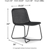 image:imageSignature Design by Ashley Daviston 1675 Accent Chair Black