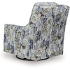 image:imageSignature Design by Ashley Dustinford Swivel Glider Accent Chair Floral