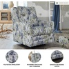 image:imageSignature Design by Ashley Dustinford Swivel Glider Accent Chair Floral