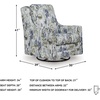 image:imageSignature Design by Ashley Dustinford Swivel Glider Accent Chair Floral