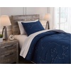 image:imageSignature Design by Ashley Ekin Contemporary Constellation Design Reversible Twin Comforter with One Sham Set Blue Gray