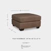 image:imageSignature Design by Ashley Faux Leather Manual Rocker Recliner CaramelCarmel