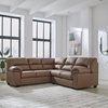 image:imageSignature Design by Ashley Faux Leather Manual Rocker Recliner CaramelCarmel