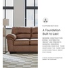 image:imageSignature Design by Ashley Faux Leather Manual Rocker Recliner CaramelCarmel