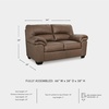 image:imageSignature Design by Ashley Faux Leather Manual Rocker Recliner CaramelCarmel