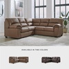 image:imageSignature Design by Ashley Faux Leather Manual Rocker Recliner CaramelCarmel