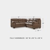 image:imageSignature Design by Ashley Faux Leather Manual Rocker Recliner CaramelCarmel