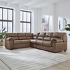 image:imageSignature Design by Ashley Faux Leather Manual Rocker Recliner CaramelCarmel