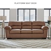 image:imageSignature Design by Ashley Faux Leather Manual Rocker Recliner CaramelCarmel