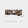 image:imageSignature Design by Ashley Faux Leather Manual Rocker Recliner CaramelCarmel