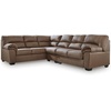 image:imageSignature Design by Ashley Faux Leather Manual Rocker Recliner CaramelCarmel