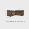 image:imageSignature Design by Ashley Faux Leather Manual Rocker Recliner CaramelCarmel