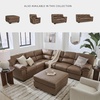 image:imageSignature Design by Ashley Faux Leather Manual Rocker Recliner CaramelCarmel