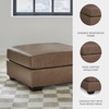 image:imageSignature Design by Ashley Faux Leather Manual Rocker Recliner CaramelCarmel