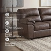 image:imageSignature Design by Ashley Faux Leather Manual Rocker Recliner CaramelUmber