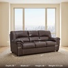 image:imageSignature Design by Ashley Faux Leather Manual Rocker Recliner CaramelUmber