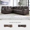 image:imageSignature Design by Ashley Faux Leather Manual Rocker Recliner CaramelUmber