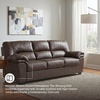 image:imageSignature Design by Ashley Faux Leather Manual Rocker Recliner CaramelUmber