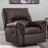 image:imageSignature Design by Ashley Faux Leather Manual Rocker Recliner CaramelUmber