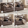 image:imageSignature Design by Ashley Faux Leather Manual Rocker Recliner CaramelUmber