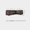 image:imageSignature Design by Ashley Faux Leather Manual Rocker Recliner CaramelUmber
