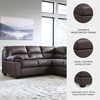 image:imageSignature Design by Ashley Faux Leather Manual Rocker Recliner CaramelUmber