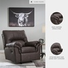 image:imageSignature Design by Ashley Faux Leather Manual Rocker Recliner CaramelUmber