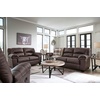 image:imageSignature Design by Ashley Faux Leather Manual Rocker Recliner CaramelUmber