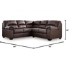 image:imageSignature Design by Ashley Faux Leather Manual Rocker Recliner CaramelUmber