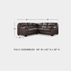 image:imageSignature Design by Ashley Faux Leather Manual Rocker Recliner CaramelUmber