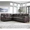 image:imageSignature Design by Ashley Faux Leather Manual Rocker Recliner CaramelUmber