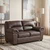 image:imageSignature Design by Ashley Faux Leather Manual Rocker Recliner CaramelUmber