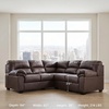 image:imageSignature Design by Ashley Faux Leather Manual Rocker Recliner CaramelUmber