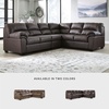 image:imageSignature Design by Ashley Faux Leather Manual Rocker Recliner CaramelUmber