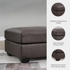 image:imageSignature Design by Ashley Faux Leather Manual Rocker Recliner CaramelUmber