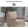 image:imageSignature Design by Ashley Freybourne NextGen Nuvella Casual Stain Resistant Swivel Accent Chair with Reversible Cushions Light GrayLight Brown