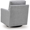 image:imageSignature Design by Ashley Freybourne NextGen Nuvella Casual Stain Resistant Swivel Accent Chair with Reversible Cushions Light GrayLight Gray