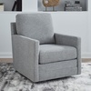 image:imageSignature Design by Ashley Freybourne NextGen Nuvella Casual Stain Resistant Swivel Accent Chair with Reversible Cushions Light GrayLight Gray