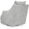image:imageSignature Design by Ashley Gubbins Classic Swivel Accent Chair with Reversible Pillow Back and Loose Seat Cushion Light Gray