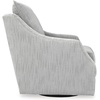 image:imageSignature Design by Ashley Gubbins Classic Swivel Accent Chair with Reversible Pillow Back and Loose Seat Cushion Light Gray