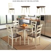 image:imageSignature Design by Ashley Ladder Back Dining Chairs Set of 2 CreamBrownCream  Brown